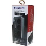Winboss Termal Akım Korumalı 2.1A 3lü Priz 3xusb 2mt Anahtarlı Uzatma Kablo Siyah - Çok Renkli
