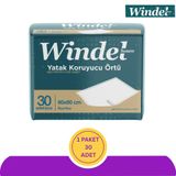 Windelhosen Yatak Koruyucu Örtü 60x90 cm 30'lu