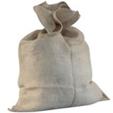 Windhager Jüt torba, jüt torba, kumaş torba, kış koruması, patates torbası, dekoratif torba, doğal, 80 x 60 cm