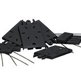 Windhager Kuş ve güvercin savunması: Başlangıç seti, kuş kovucu, güvercin savunma uçları, güvercin çivileri seti, PVC çıta, paslanmaz çelik çiviler, maks. 100 cm, 36 adet, 07120