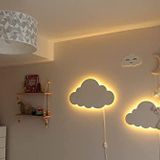 Windly Concept 2’li Bulut Gece Lambası Çocuk Odası Bebek Odası Dekoratif Aydınlatma 30/40 CM