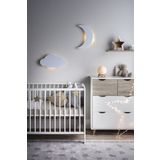 Windly Concept Ay Bulut Gece Lambası Çocuk Odası Bebek Odası Dekoratif Led Aydınlatma 40 c m 30 cm