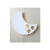 Windly Concept Ay Gece Lambası Çocuk Odası Bebek Odası Dekoratif Aydınlatma 30 Cm