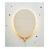Windly Concept Balon Gece Lambası Çocuk Odası Bebek Odası Dekoratif Aydınlatma 30cm Ahşap