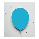 Windly Concept Balon Gece Lambası Çocuk Odası Bebek Odası Dekoratif Aydınlatma 30cm Mavi
