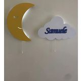 Windly Concept İsimli Ay Bulut Gece Lambası Çocuk Bebek Odası Dekoratif Led Aydınlatma SORU SORDAN İSİM BELİRTİNİZ