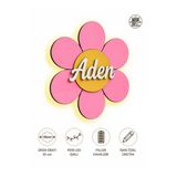 Windly Concept Led Işıklı Papatya İsimlik Kişiye Özel Bebek Kapı Süsü Bebek Odası Dekoru Pil Dahil Pembe