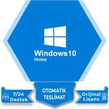 Windows 10 Home Dijital Ürün Lisans Anahtarı Key 32Bit Ve 64 Bit Uyumlu Hemen Teslim
