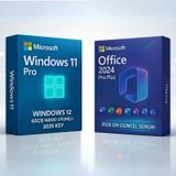 Windows 11 Pro + Office 2026/2024 Pro Plus Key Windows 12 Geçiş Hakkı Uyumlu Lisans İle G