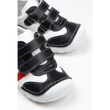 Windy Shoes Erkek Bebek Çok Renk Patik Hakiki Deri Ortopedik Şeritli Günlük Yürüyüş Ayakkabısı - Kot