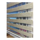 winella Ithal Bambu Zeytin Yeşili Bambu Zebra Stor Perde Etek Dilimsiz