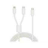 Winex 2İn1 5A 120W Type-C To Type-C Ve Lightning Hızlı Data Ve Şarj Kablosu 120Cm Sx31c