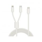 Winex 2in1 5A 120W Type-C to Type-C ve Lightning Hızlı Data ve Şarj Kablosu 120cm