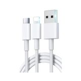 Winex 2in1 5A 120W UsbA to Type-C ve Lightning Hızlı Data ve Şarj Kablosu 120cm