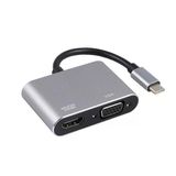 Winex 2İn1 Type-C To 4K Hdmı + Vga Çevirici Ve Dönüştürücü Adaptör Hc10