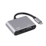 Winex 2in1 Type-C To 4k Hdmı + Vga Çevirici Ve Dönüştürücü Adaptör