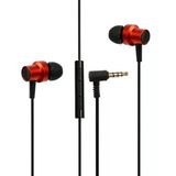 Winex 3.5Mm Jack Girişli Mıknatıslı Metal Mikrofonlu Kablolu Kulakiçi Kulaklık Kırmızı