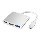 Winex 3in1 Type-c To Hdmı Hub Port Adaptör 100w Pd Usb 3.0 4k Hdmı Çıkışlı