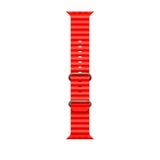 Winex 42-49mm Yeni Nesil Apple Uyumlu Akıllı Saat Kordonu Silikon Kırmızı