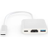 Winex 5in1 Type-C Hub Port HDMI 3xusb 3.0 Adaptör - Siyah