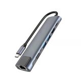 Winex 7İn1 Usb Type-C Hub Port Adaptör Hdmı Usb Ethernet Pd Girişli Hc13lc
