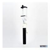 Winex Sr342 Katlanabilir Type-C Selfie Stick Çubuğu Siyah