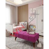 Winflex Çok Amaçlı Dekoratif Puf –(38 x 100CM) Fuşya Renk - 38 X100 CM
