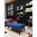 Winflex Çok Amaçlı Dekoratif Puf –(38 x 100CM) Mavi Renk - 38 X100 CM