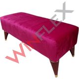 Winflex Dekoratif Dikdörtgen Puf –(38 x 100CM) Fuşya Renk - 38 X100 CM