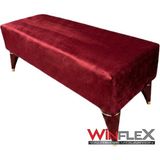 Winflex Dekoratif Dikdörtgen Puf –(38 x 100CM) Kırmızı Renk - 38 X100 CM