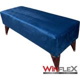Winflex Dekoratif Dikdörtgen Puf –(38 x 100CM) Mavi Renk - 38 X100 CM