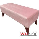 Winflex Dekoratif Dikdörtgen Puf –(38 x 100CM) Pembe Renk - 38 X100 CM