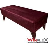 Winflex I Dekoratif Dikdörtgen Puf –(38 x 100CM) Mürdüm Renk - 38 X100 CM