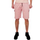 Winget Star Erkek Pudra Iki Iplik %85 Pamuk %15 Polyester Rahat Kalıp Günlük Kargo Cepli Bermuda Şort