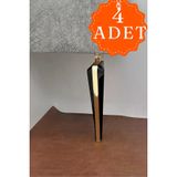 Wings Gold Siyah Mobilya Koltuk Ayagi Chester Komidin Tv Unitesi Vestiyer Ayagi 21 Cm 4 Adet