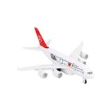 Wingzy Çek Bırak Metal Yolcu Uçağı - Beyaz