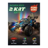 Wingzy Uzaktan Kumandalı Full Fonksiyon Şarjlı Işıklı Drift Özelikli 4x2 15 Km Hız Of Road Araba