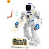 Wingzy Uzaktan Kumandalı Şarjlı Akıllı Robot - Eğitici ve Eğlendirici Interaktif Büyük Boy Oyuncak - Beyaz