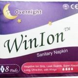 Winion Negatif Iyonlu Anion Ped. - Gece Pedi Mor