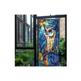 WINK FOL Cam Vitray Folyo, Kendindin Yapışkanlı, Desnli Buzlu Cam Folyo 61x100 cm