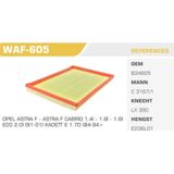WINKEL WAF-605 Hava Filtresi Opel Astra F C3167/1 Fn4306