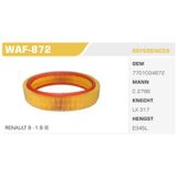 WINKEL WAF-872 Hava Filtresi R11 Flash R19 CLIO I Express Megane 1.7 1.4 8V E7J