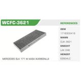 Winkel Wcfc-3621 Polen Filtresi Mercedes Slk 200 Kompresör 200 250 350 Koli 22 Ad. 1718300418