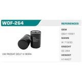 Winkel Wof-264 Yağ Filtresi Golf Iıı Iv Bora Polo Passat Caddy Transporter T5 Lt28 35 A3 A4 A6 A8 Toledo Ibiza Leon Octavia Koli 24 Ad. W719/30