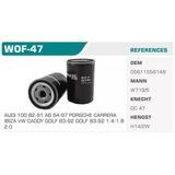 Winkel Wof-47 Yağ Filtresi Golf Iıı Iv Bora Polo Passat Caddy Transporter T5 Lt28 35 A3 A4 A6 A8 Toledo Ibiza Leon Octavia Koli 24 Ad. Fn0197
