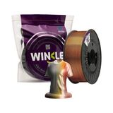 Winkle Pla Silk Multicolor Filament Yellow-Black-Red 1.75MM 1 kg - Renkli - Siyah