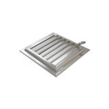 winlüx Alüminyum Banyo Wc Havalandırma Menfezi 40x40 Eloksallı Seri