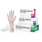 Winlyex Pudrasız Eldiven, Şeffaf, Tek Kullanımlık, Lateks İçermez, 100’Lü Kutu