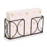 Winmien Mermer Tabanlı Peçetelik, Masa için Bağımsız Misafir Havlu Kağıt Dispenseri, Modern Metal Peçete Standı, Tüm Mutfak Banyo Vanity, Mutfak Dekor Aksesuarları için İdeal (Mat Siyah)