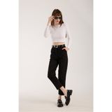 winmoda SÜET PANTOLON KEMERLİ ÖN PİLE DETAYLI - SÜET PANTOLON CEPLİ